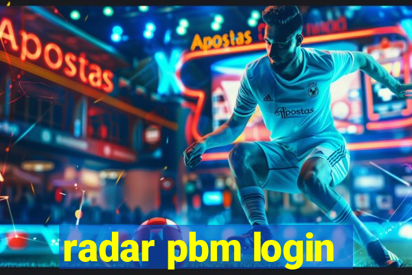 radar pbm login